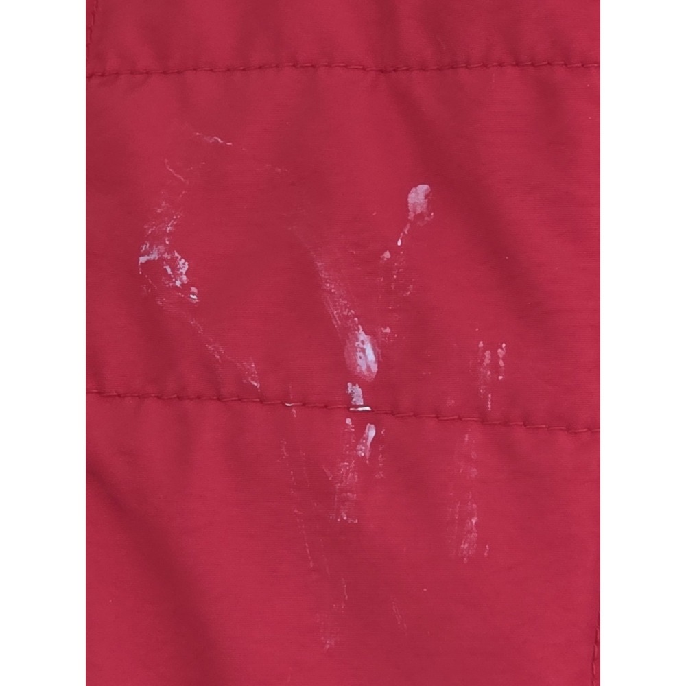 Petite Sophisticate Quilted Jacket Women's Medium Red Zip Front Turns Into Vest - Picture 10 of 10